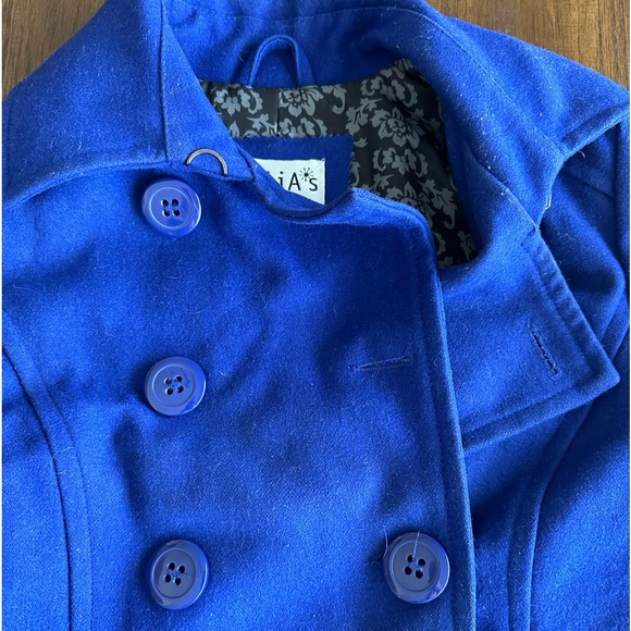 Vintage Thinsulate Blue Peacoat- Size Small - Picture 6 of 8